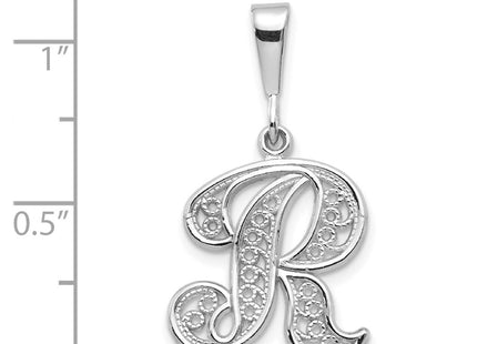 14k White Gold Pendants Style D1281R - Classique Jewelry Inc.