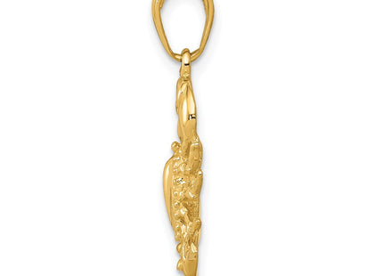 14k Yellow Gold Pendants Style D1330 - Classique Jewelry Inc.