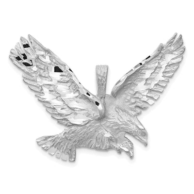 14K white gold pendant