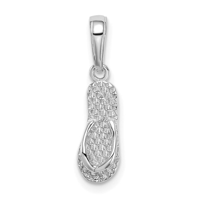 14k White Gold Pendants Style D1366W - Classique Jewelry Inc.