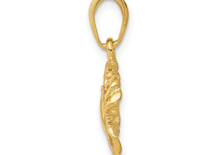 14k Yellow Gold Pendants Style D1385 - Classique Jewelry Inc.