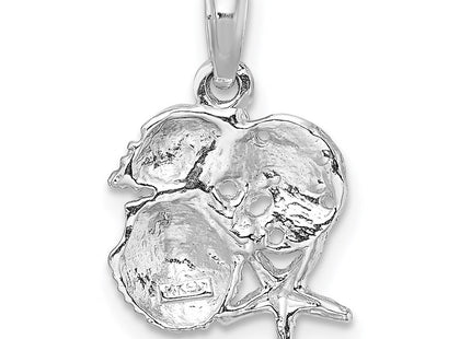 14k White Gold Pendants Style D1389W - Classique Jewelry Inc.