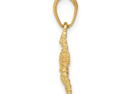 14K gold pendant, alternate view