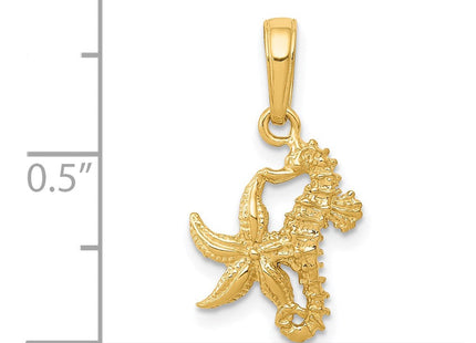 14K gold pendant, another view