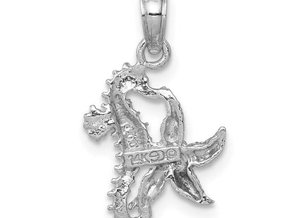14k White Gold Pendants Style D1394W - Classique Jewelry Inc.