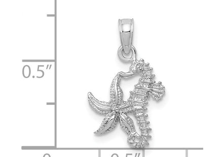 14k White Gold Pendants Style D1394W - Classique Jewelry Inc.