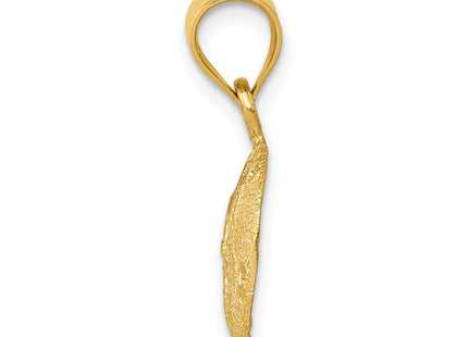 14K gold pendant, alternate view