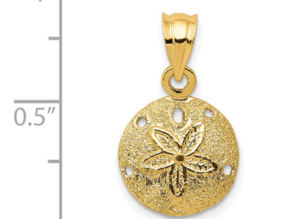 14K gold pendant, another view