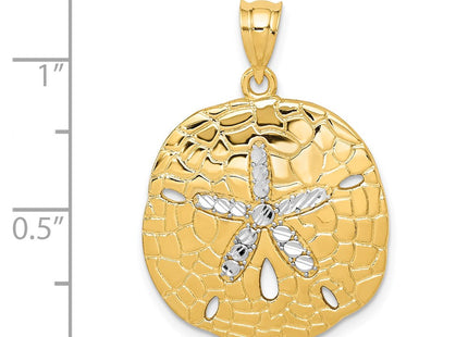 14K gold pendant, another view