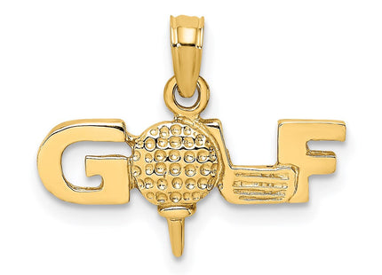 14K gold charm