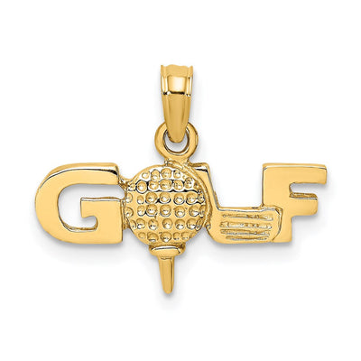 14K gold charm