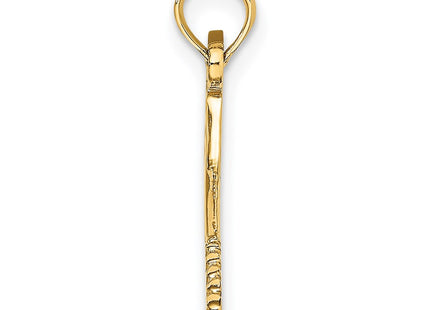 14K gold charm, alternate view