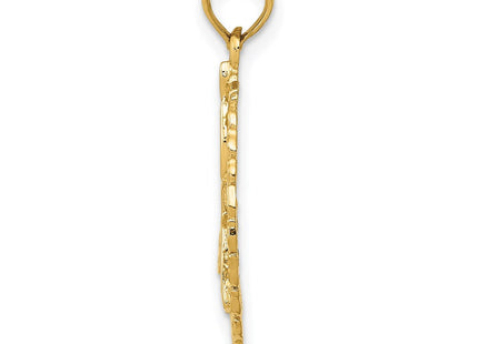 14K gold charm, alternate view