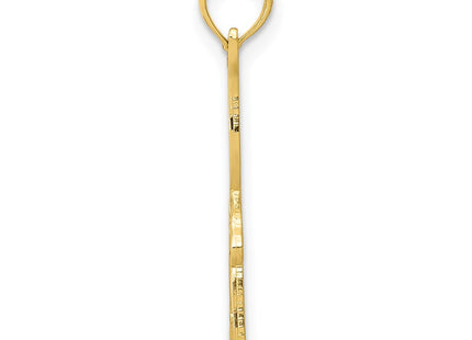 14K gold pendant, alternate view
