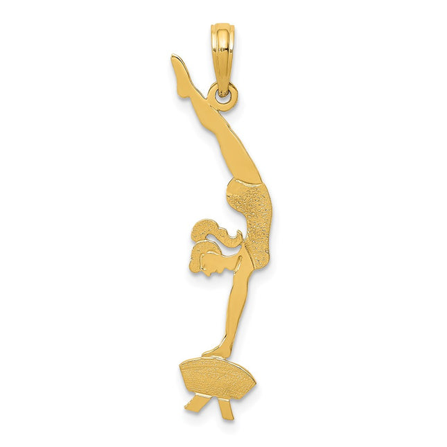 14k Yellow Gold Pendants Style D1450 - Classique Jewelry Inc.