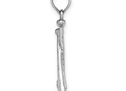 14k White Gold Pendants Style D1460W - Classique Jewelry Inc.