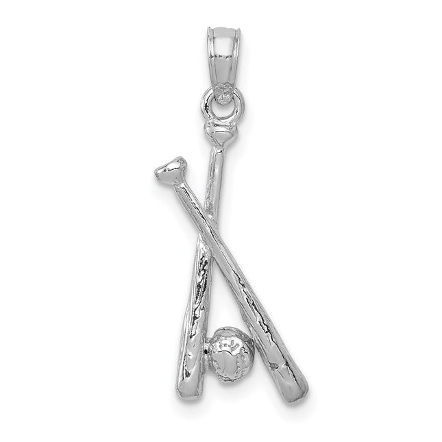 14k White Gold Pendants Style D1460W - Classique Jewelry Inc.