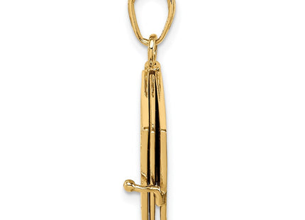 14k Yellow Gold Pendants Style D1501 - Classique Jewelry Inc.