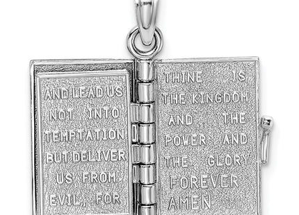 14k White Gold Pendants Style D1504W - Classique Jewelry Inc.