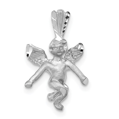 14K gold angel pendant