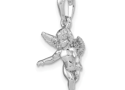 14K gold cross pendant, further view