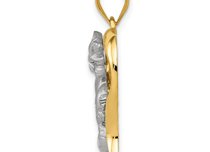 14k Two-tone Jewelry Style D155 - Classique Jewelry Inc.