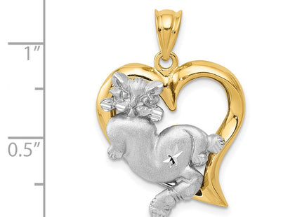 14k Two-tone Jewelry Style D155 - Classique Jewelry Inc.
