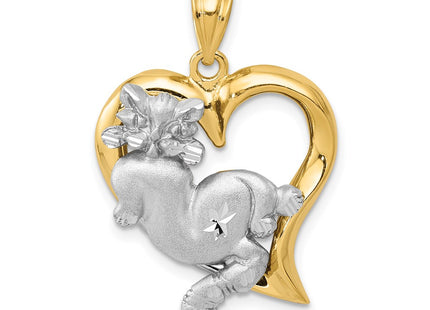 14k Two-tone Jewelry Style D155 - Classique Jewelry Inc.