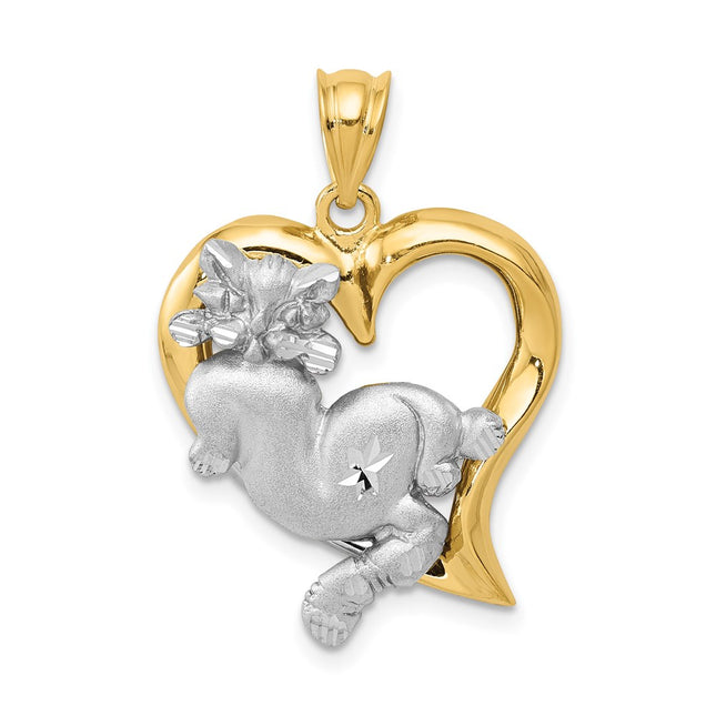 14k Two-tone Jewelry Style D155 - Classique Jewelry Inc.