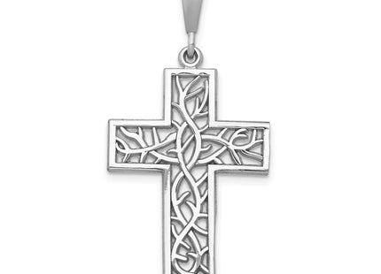 14k White Gold Pendants Style D1596 - Classique Jewelry Inc.