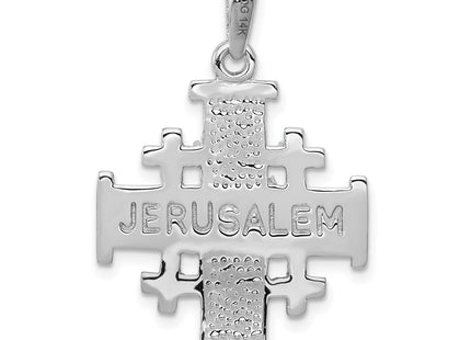 14k White Gold Pendants Style D1658 - Classique Jewelry Inc.