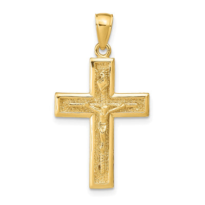 14K gold crucifix pendant