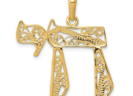 14K gold pendant