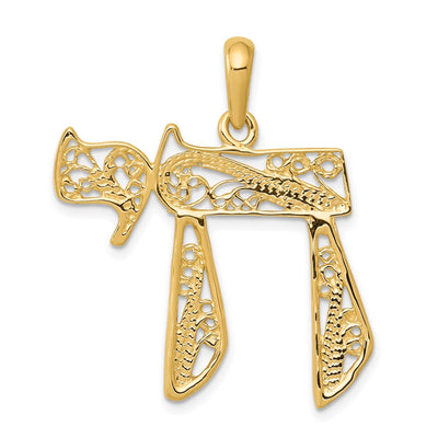 14K gold pendant