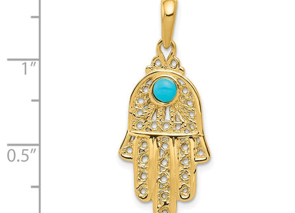 14k Yellow Gold Pendants Style D1707 - Classique Jewelry Inc.