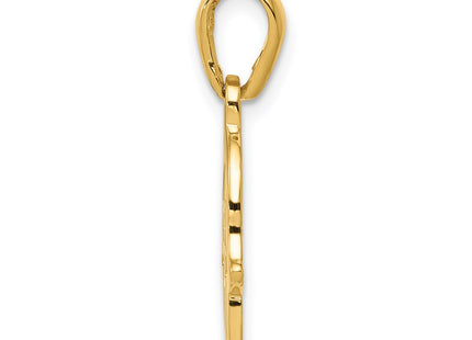 14k Yellow Gold Pendants Style D1714 - Classique Jewelry Inc.