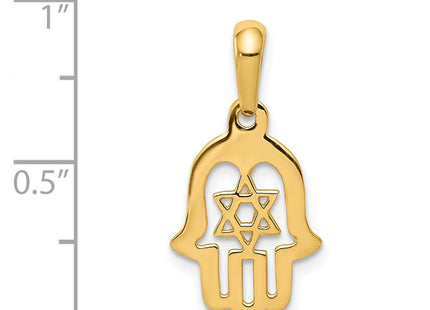 14k Yellow Gold Pendants Style D1714 - Classique Jewelry Inc.