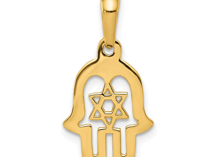 14k Yellow Gold Pendants Style D1714 - Classique Jewelry Inc.