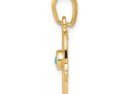 14k Yellow Gold Pendants Style D1715 - Classique Jewelry Inc.