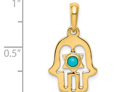 14k Yellow Gold Pendants Style D1715 - Classique Jewelry Inc.