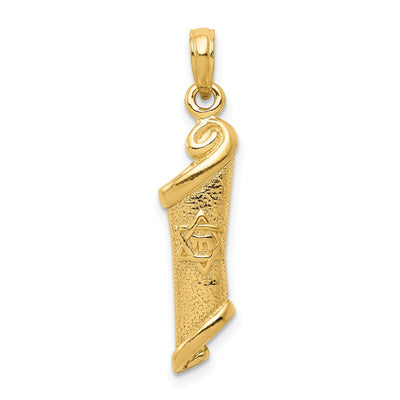 14K gold star pendant