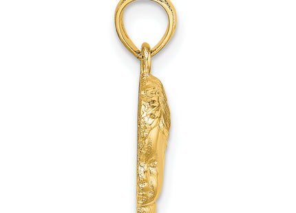 14k Boy Head Charm