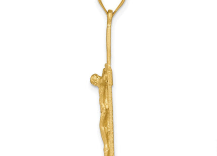 14K Crucifix Pendant (Style D172)