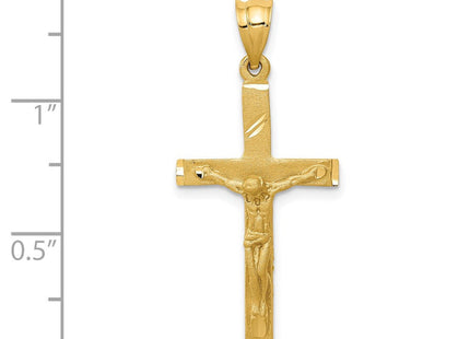 14K Crucifix Pendant (Style D172)