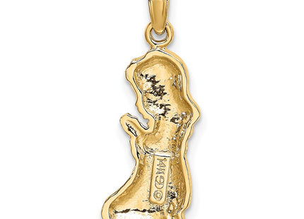14k Yellow Gold Jewelry Style D1721 - Classique Jewelry Inc.