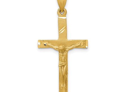 14K Crucifix Pendant (Style D172)