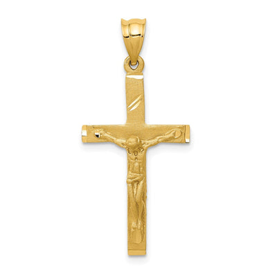 14K gold crucifix pendant