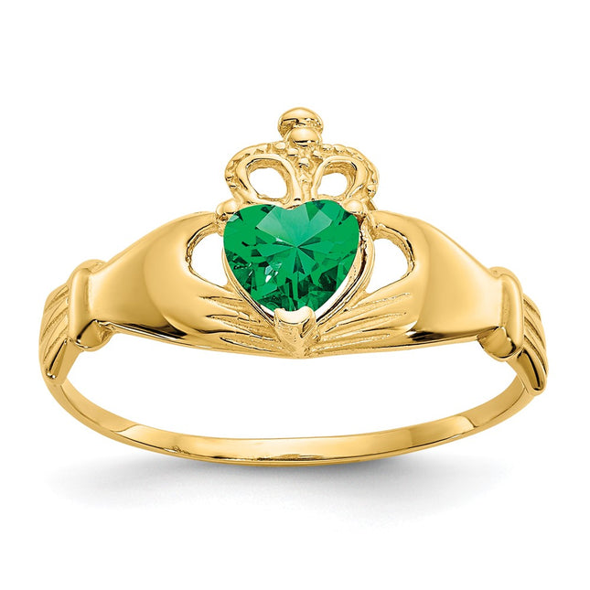 14k Yellow Gold Rings Style D1796 - Classique Jewelry Inc.