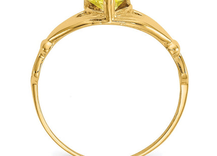 14k Yellow Gold Rings Style D1802 - Classique Jewelry Inc.