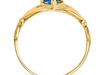 14k Yellow Gold Rings Style D1803 - Classique Jewelry Inc.